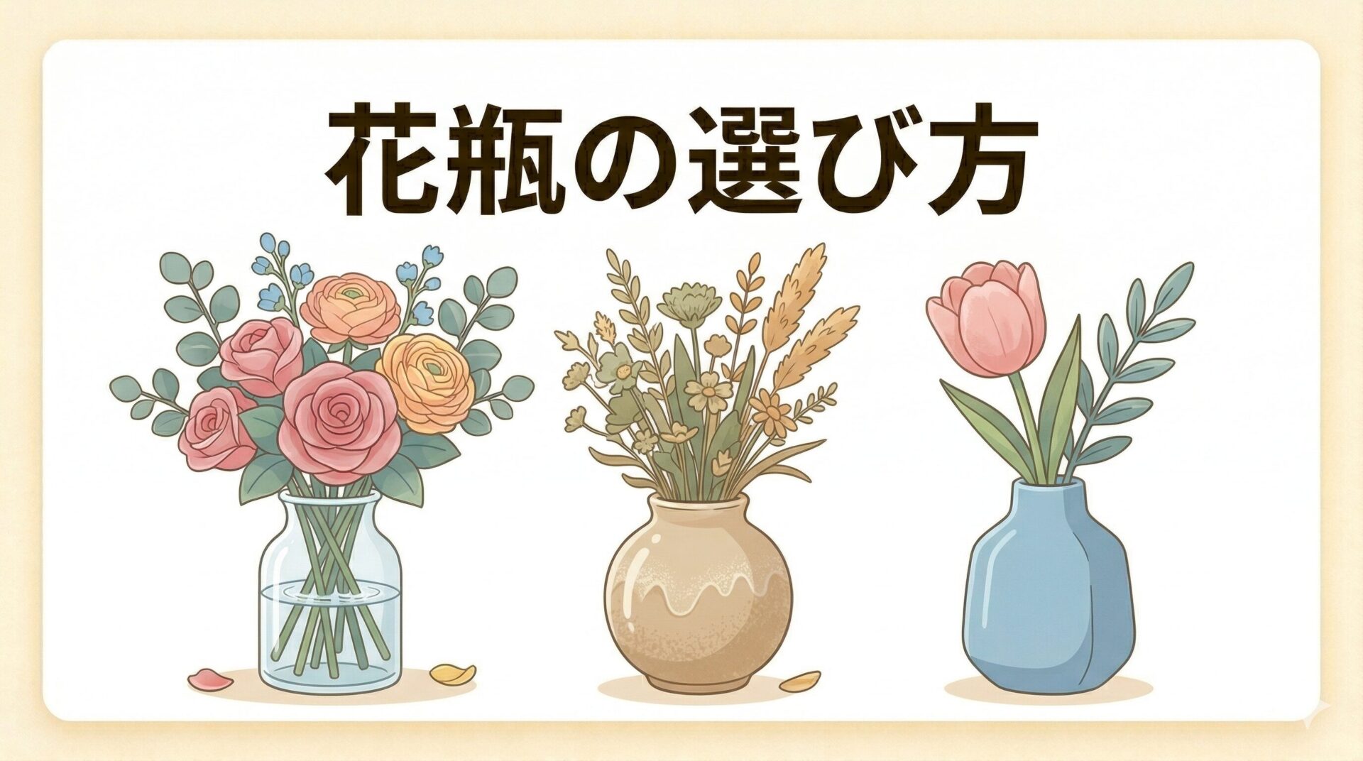 お花の定期便に花瓶は必要?花瓶セット付きサービス3選