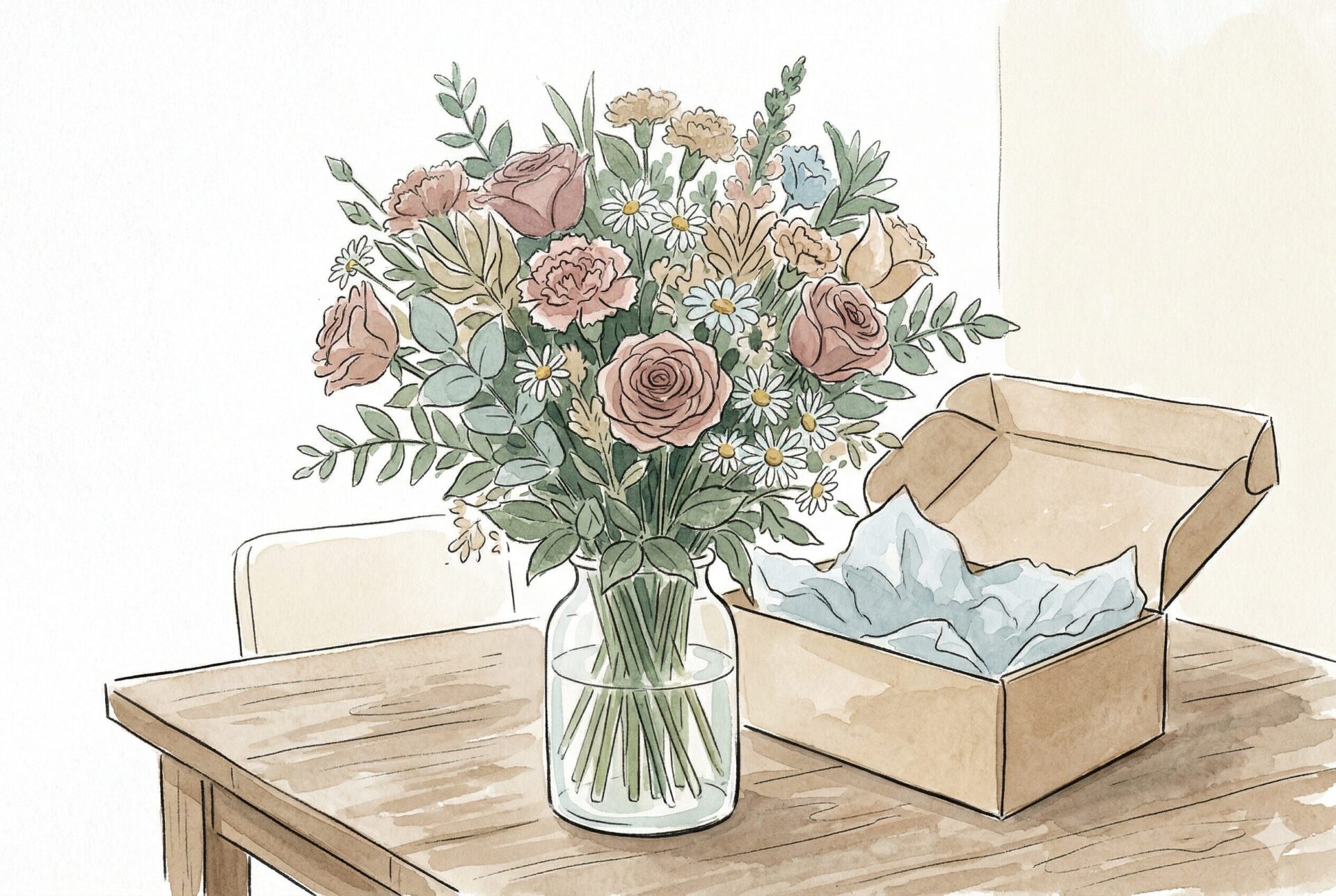 HanaPrimeのボリュームたっぷりの花束イメージ