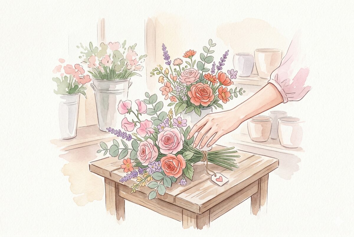 タイプ別おすすめ花サブスクのイメージ